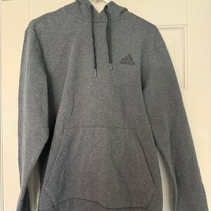 Adidas Men's Grey Hoodie